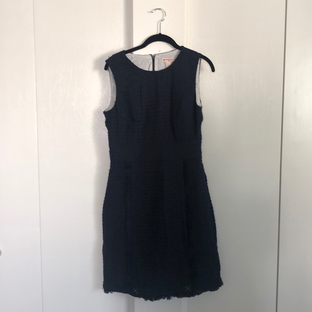 BROOKS BROTHERS NAVY SHEATH DRESS